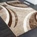 Modern Area Rug for Living Room Abstract Design