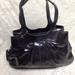 Coach Bags | Authentic Coach Black Patent Leather Shoulder Bag | Color: Black | Size: 13in X 13in X 3in