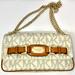 Michael Kors Bags | Michael Kors Vanilla Hamilton Logo Flap Chain Purse (N) | Color: Tan/White | Size: Os