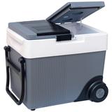 Koolatron 12V Wheeled Electric Cooler/Warmer, 31L (33 qt), Gray