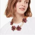 Kate Spade Jewelry | Kate Spade Blooming Bling Leather Statement Necklace Choker | Color: Brown/Gold | Size: Os