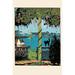 Buyenlarge 'Sugar Plum Tree & the Black Cat' by Eugene Field Graphic Art in Blue/Green | 30 H x 20 W x 1.5 D in | Wayfair 0-587-25159-xC2030