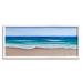 Stupell Industries Vibrant Beach Coast Ocean Shoreline Panoramic Painting Oversized Stretched Canvas Wall Art By Lauren Jane Canvas in Blue | Wayfair