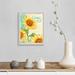 Rosalind Wheeler Sunflowers - Gratitude Canvas Wall Art Canvas | 14 H x 11 W x 1.25 D in | Wayfair 2EE08F74E0AB47CFBC3AFC03C7FC6211