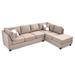 Green Reclining Sectional - Latitude Run® Paul Plush Chocolate Sectional Plastic | 34 H x 78 W x 34 D in | Wayfair C6ABE5F5565A402BA16F4D1590653DB4