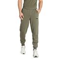 PUMA Essential+ 2 Colour Logo Mens Fleece Tracksuit Jogging Pant Grape Leaf - L