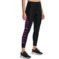 Under Armour Womens Graphicic Capri Leggings Sweat-Wicking, Black, S