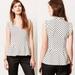 Anthropologie Tops | Anthropologie Postcard Black & White Polka Dot Peplum Top | Color: Black/White | Size: Xs