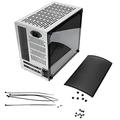 Mini-ITX Case, Mini ITX Gaming Computer Case Chassis, Good Heat Dissipation, Side Transparent Desktop Computer Case, Tempered Glass Side Panel
