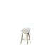 Vincent Sheppard Avril Bar & Counter Stool Wood/Metal in Brown/White/Yellow | 37.4 H x 21.7 W x 19.7 D in | Wayfair CS018P024