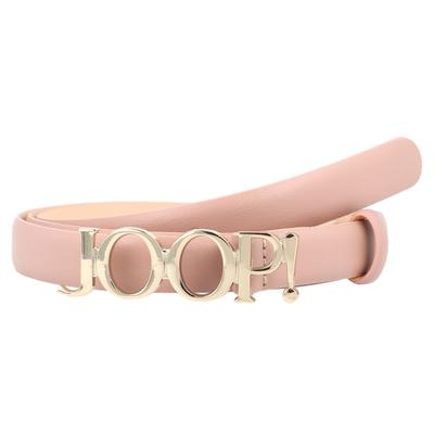JOOP! Gürtel Leder 100 cm Silber Damen
