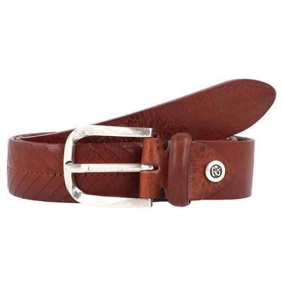 b.belt Vince Gürtel Leder 90 cm Braun Herren
