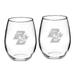 Boston College Eagles 2-Piece 21oz. Stemless Wine Glass Set