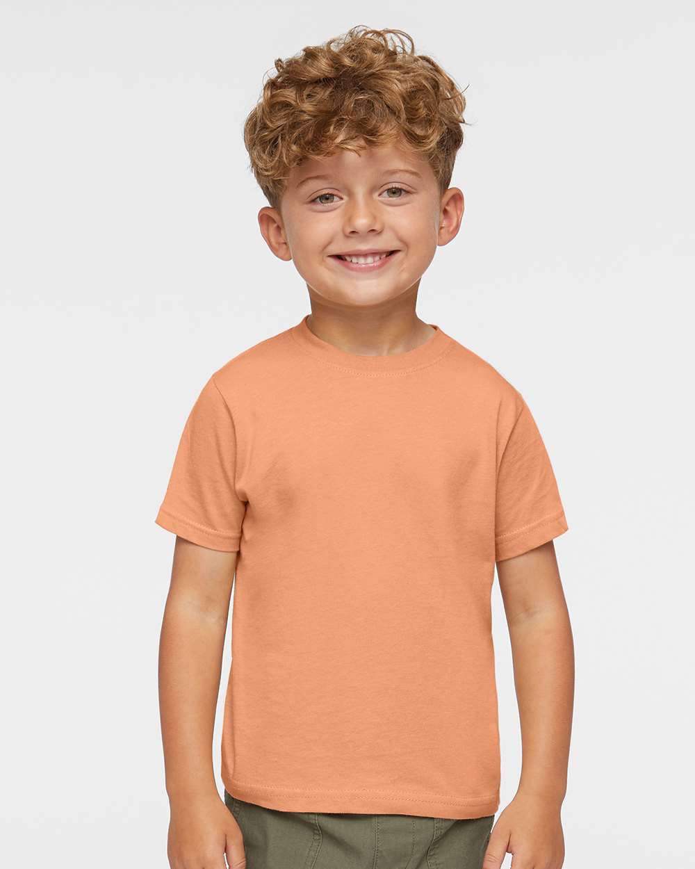 Rabbit Skins 3321 Toddler Fine Jersey T Shirt in Sunset size 2 | Cotton LA3321, RS3321