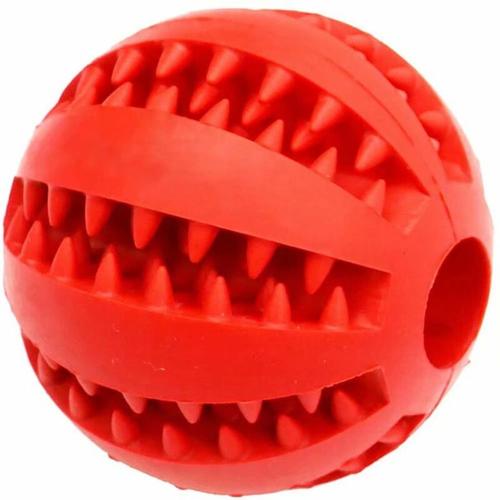 Hundespielzeugball, ungiftig, bissfest für Hunde - Rot