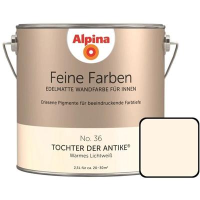 Feine Farben No. 36 Tochter der Antike 2,5 l warmes lichtweiß edelmatt Wandfarbe - Alpina Image