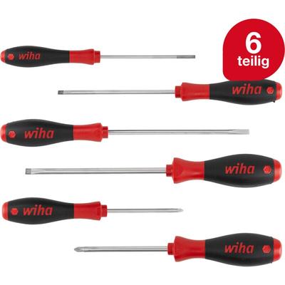 Wiha - Schraubendreher Set SoftFinish® (07152) 6 tlg. i Schraubenzieher Satz für Alltag, Handwerk, Image