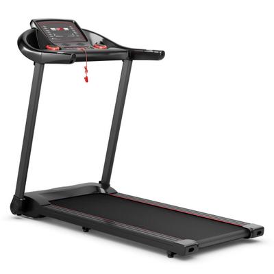 Costway 2.25HP Electric Running Machine Treadmill with Speaker and APP Control-Red