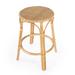 Tobias 24" Rattan Round Counter Stool