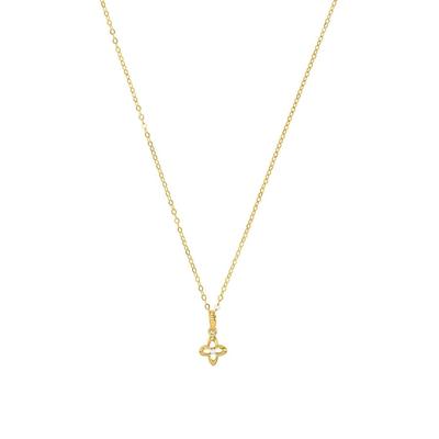 amor - Kette mit Anhänger für Damen, Gold 585, Zirkonia synth. Ketten 1 ct