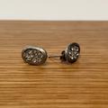 Anthropologie Jewelry | Anthropologie Crystal Stud Earrings | Color: Brown | Size: Os