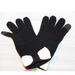 Kate Spade Accessories | Kate Spade New York Colorblock Black Off White Bow Knit Gloves Tech New | Color: Black/White | Size: Os