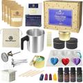 SALZOYART Candle Making Kit for Adults- | Soy Candle Making Kit | Candle Making Kits UK | Wax Melt Making Kit with Wax Melts Mould, Candle Mould, Scents, 2 lb Wax