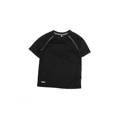 Intradeco Apparel Active T-Shirt: Black Solid Sporting & Activewear - Kids Boy's Size 6