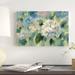 Winston Porter Hydrangea Mosaic by Silvia Vassileva - Wrapped Canvas Painting Print Canvas in Green/Pink | 12 H x 18 W x 1.25 D in | Wayfair