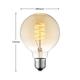 Lucande LED-Lampe E27 G95 4W 2.700 K dimmbar amber