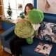 Animaux en peluche super verts aux grands yeux tortue en peluche jouet pour bébé cadeau PDPDogs