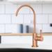 One-Handle Copper Drinking Water Filter Faucet Water Purifier Faucet - 4.8x10"