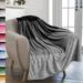 Flannel Fleece Ombre Throw Blanket for Sofa Chair Bed |
