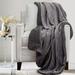 Soft Fluffy Warm Velvet and Sherpa Throw Blanket for Sofa Beds