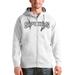 Men's Antigua White San Antonio Spurs Victory Full-Zip Hoodie