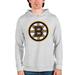 Men's Antigua Heathered Gray Boston Bruins Absolute Pullover Hoodie