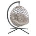 Hanging Ball Chair w/ Stand - Crossweave - Flower House FHXW100-SAND