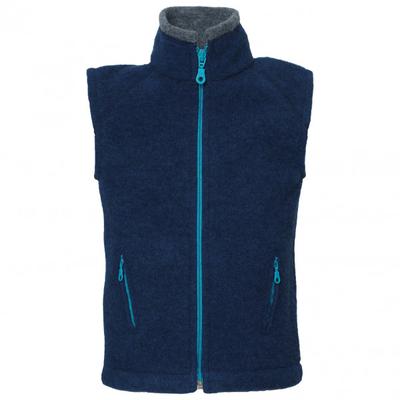 Reiff - Kid's Fleeceweste Colori - Merinoweste Gr 104 blau