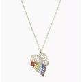 Kate Spade New York Jewelry | Kate Spade Into The Sky Rainbow Mini Pendant Necklace | Color: Silver | Size: Os