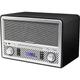 Soundmaster NR955SW Nostalgie Stereoanlage Retro Kompaktanlage Radio DAB+ UKW Radio USB CD Player MP3 Bluetooth Streaming