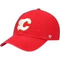 Men's '47 Red Calgary Flames Team Clean Up Adjustable Hat