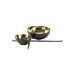 Chelsea House 2 Piece Metal Decorative Bowl Set in Black/Gold Metal/Wire in Black/Yellow | 2.75 H x 10 W x 11 D in | Wayfair 385096