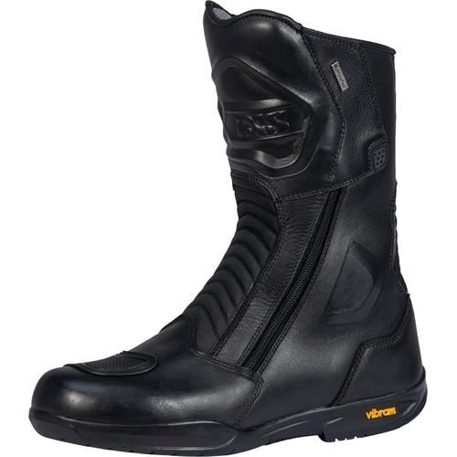 IXS 2-Zip-SYM 2.0 Motorradstiefel, schwarz, Größe 41