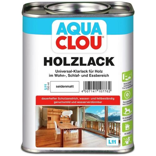 Aqua Holzlack Seidenmatt l 11 750ml - Clou