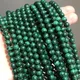 AAA — Perles malachite naturelles disponible en taille 6 mm 8 mm 10 mm 12 mm 7 5 mm collier