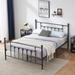 Metal Victorian Platform Bed Frame(Twin/Full/Queen Bed )