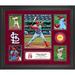Nolan Arenado St. Louis Cardinals Unsigned Framed 5-Photo Collage with a Piece of Game-Used Ball