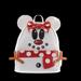 Disney Bags | Disney Exclusive Minnie Mouse Loungefly Cosplay Snowman Sequin Backpack. | Color: Red/White | Size: Os