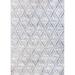 Blue/Gray 60 x 0.25 in Area Rug - Bokara Rug Co, Inc. Hand-Knotted High-Quality Ivory & Multi-Colored Area Rug Viscose/ | 60 W x 0.25 D in | Wayfair