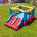 Klo Kick 12 x 8.2 x 5.5 ft Bounce House w/ Double Water Slides & 430W Blower in Blue/Red/Yellow | 5.5 H x 8.2 W x 12 D in | Wayfair GE0303C